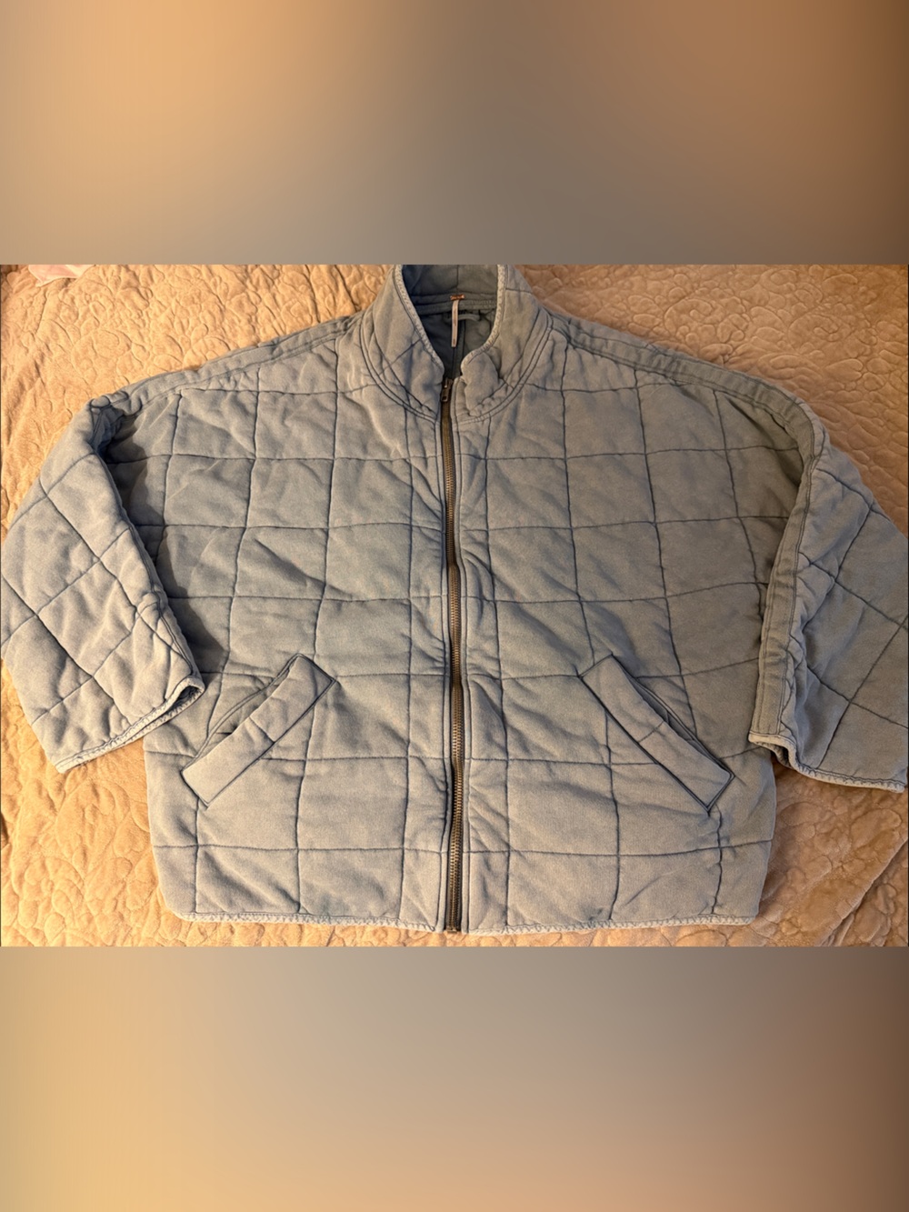 Free People Powder Blue Jacket